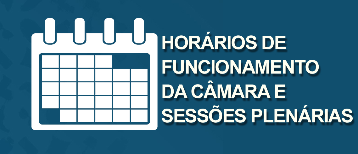 O horário de funcionamento da Câmara Municipal de Castelo 